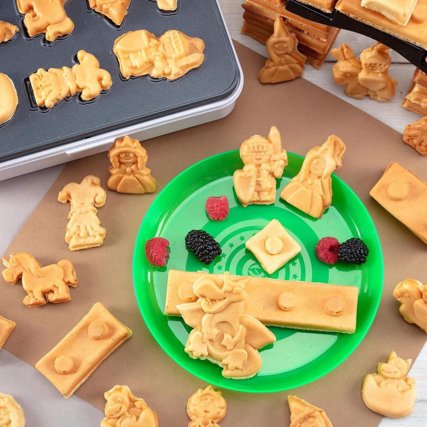 Fantasy Castle Waffle Maker, hornea y construye un castillo de gofr...