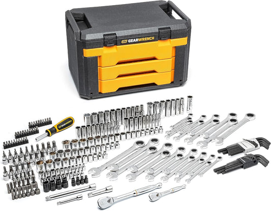 GEARWRENCH Juego de herramientas mecánicas de 232 piezas en caja de...