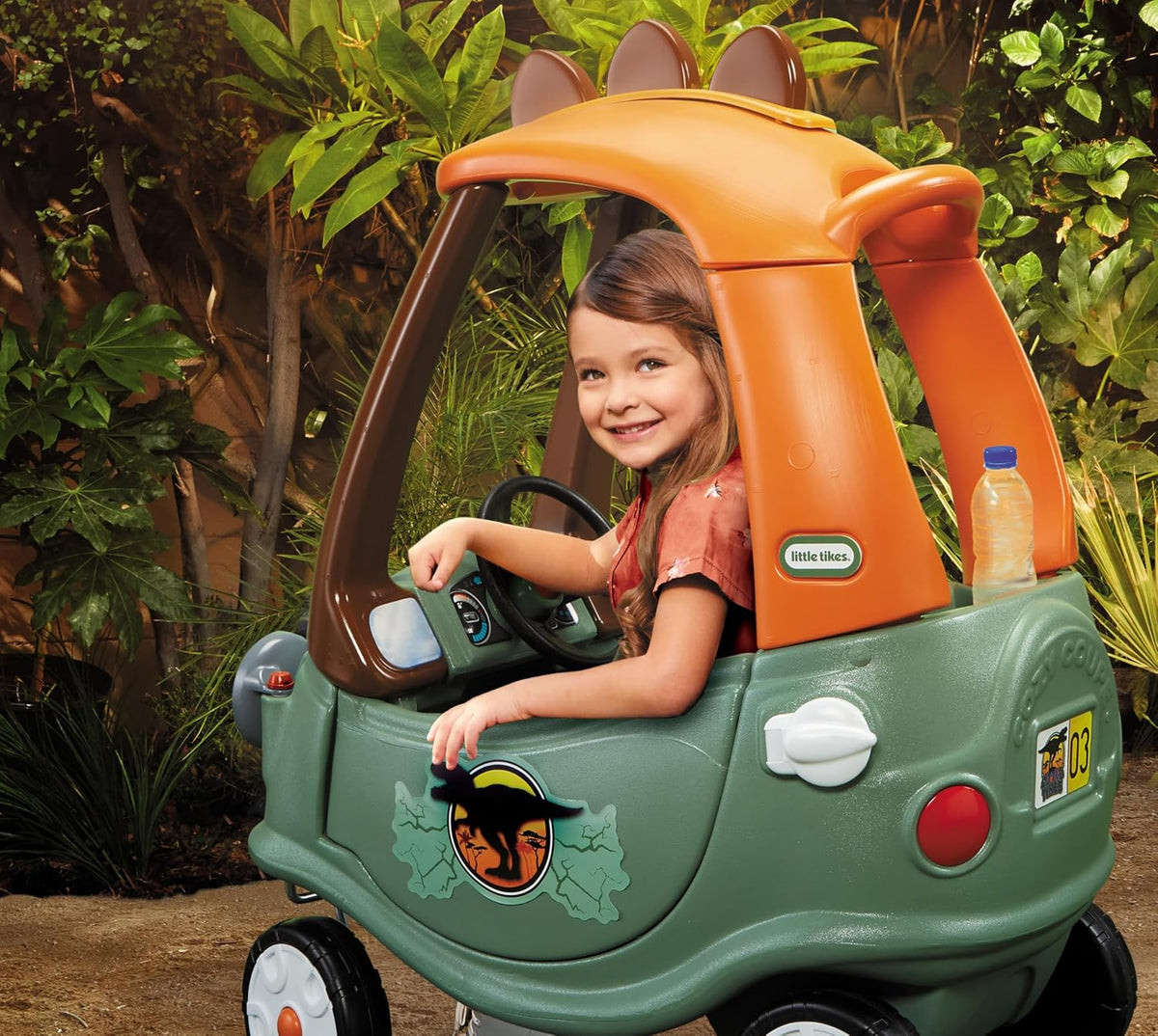 T-Rex Cozy Coupe de Little Tikes - Vehículo de juguete montable con...