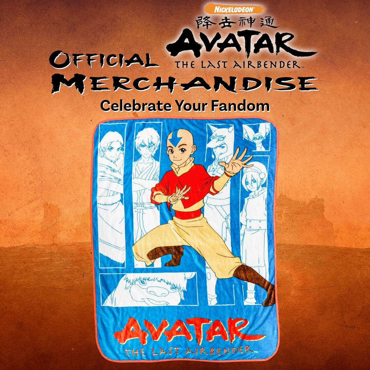 Silver Buffalo Avatar The Last Airbender With Aang, Zuko, Katara, S...