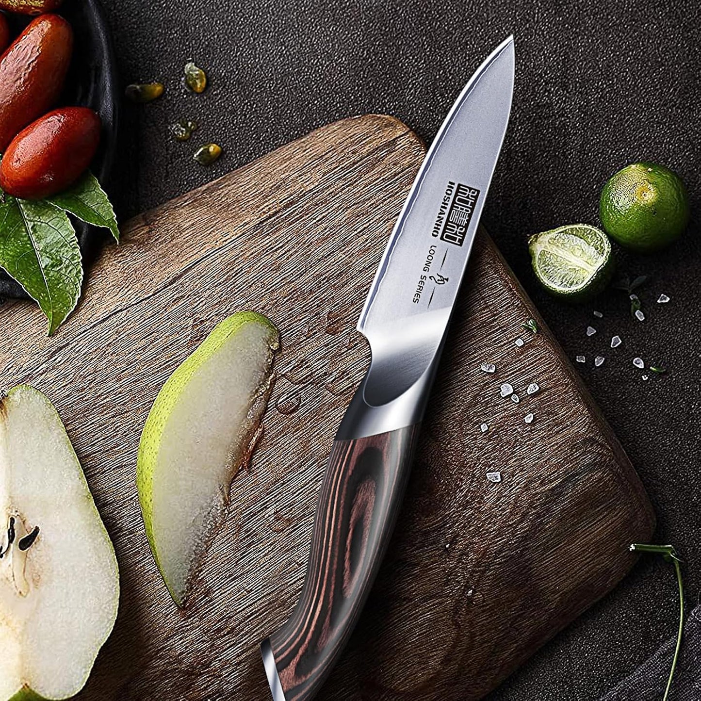 HOSHANHO - Cuchillo de pelar de 3.75 pulgadas, cuchillos de cocina...