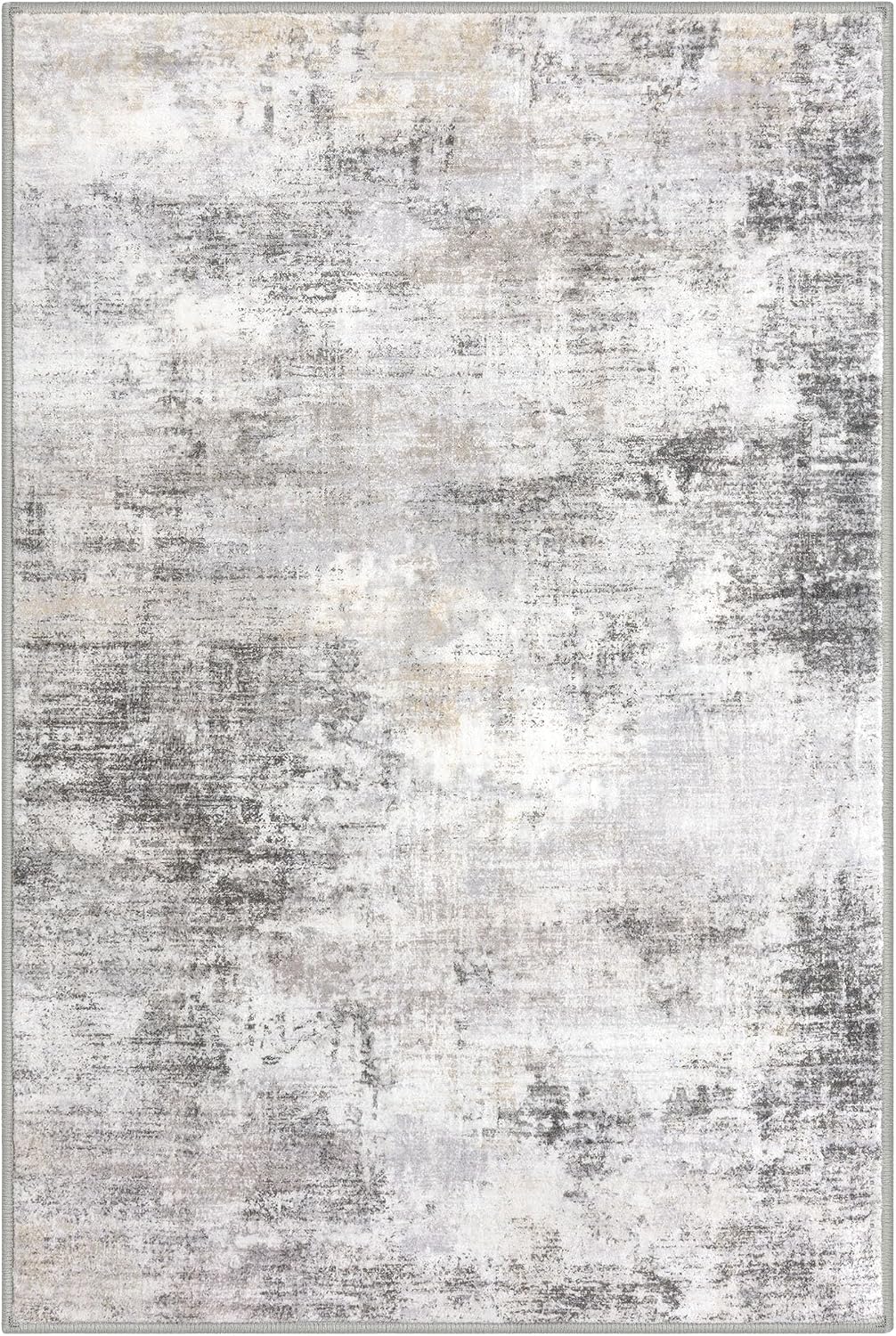 IOHOUZE Alfombras abstractas lavables de 5 x 7 pies para sala de es...