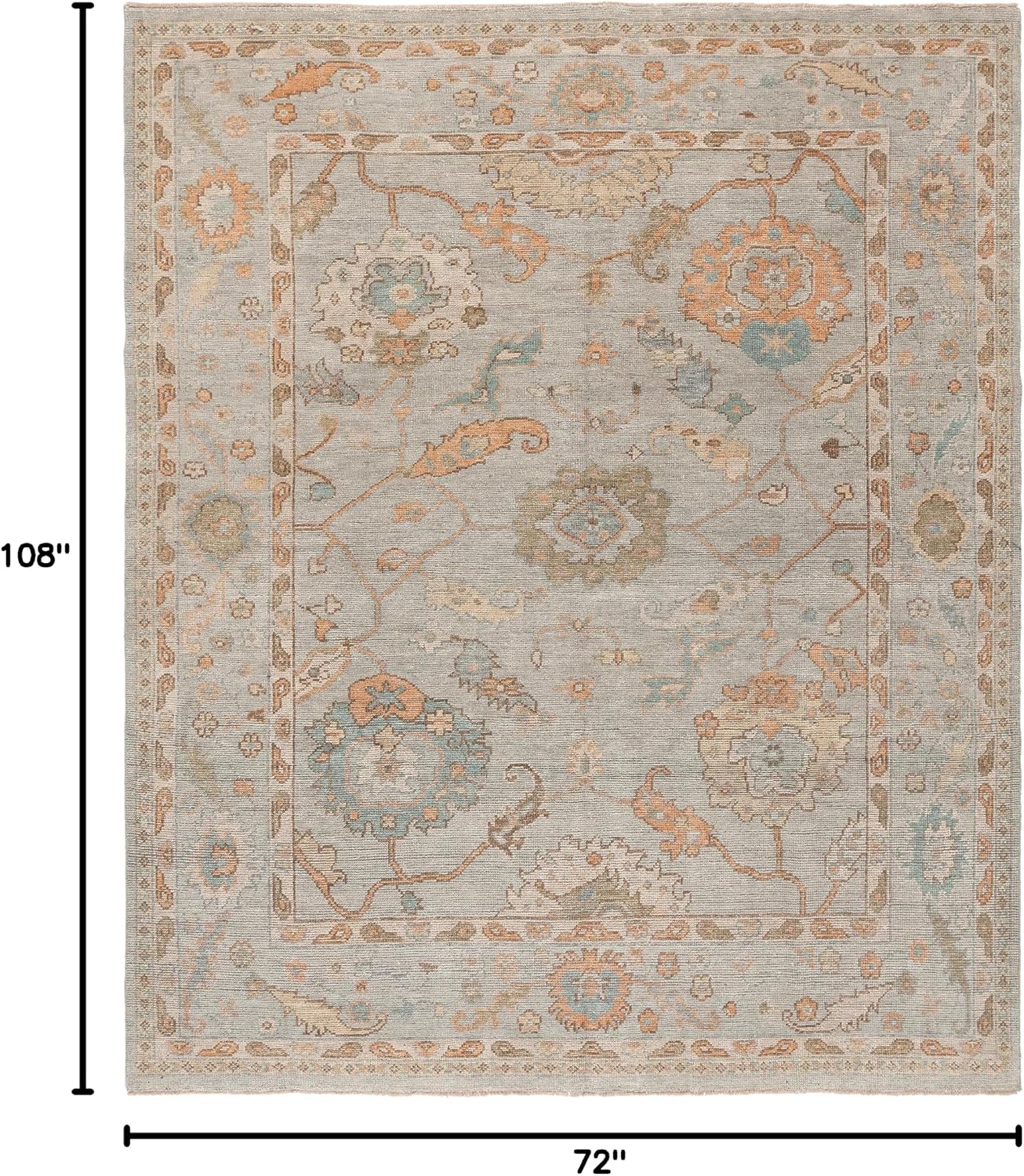 SAFAVIEH Izmir Collection IZM181F-6 - Alfombra de área de 6 x 9 pie...