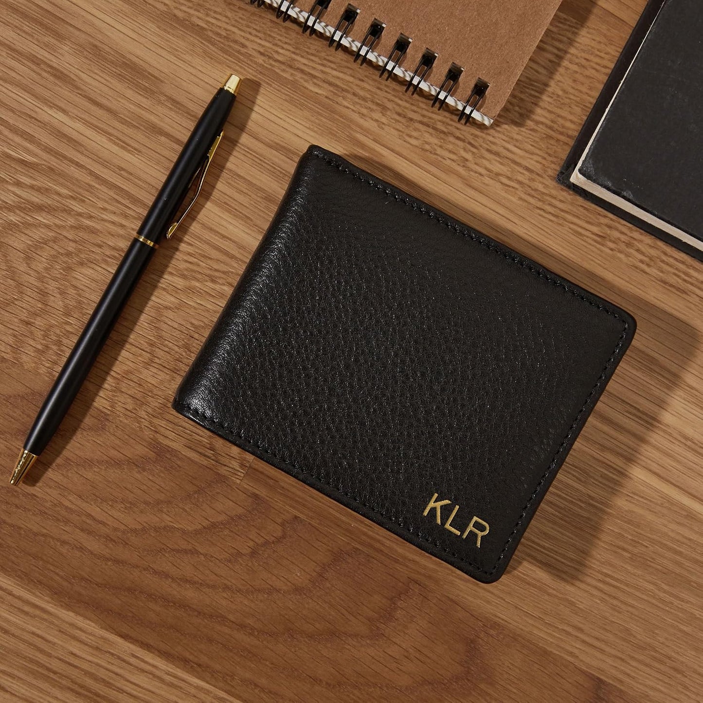 Leatherology Cartera Bifold Delgada para Hombres \u2013 Cartera Del...
