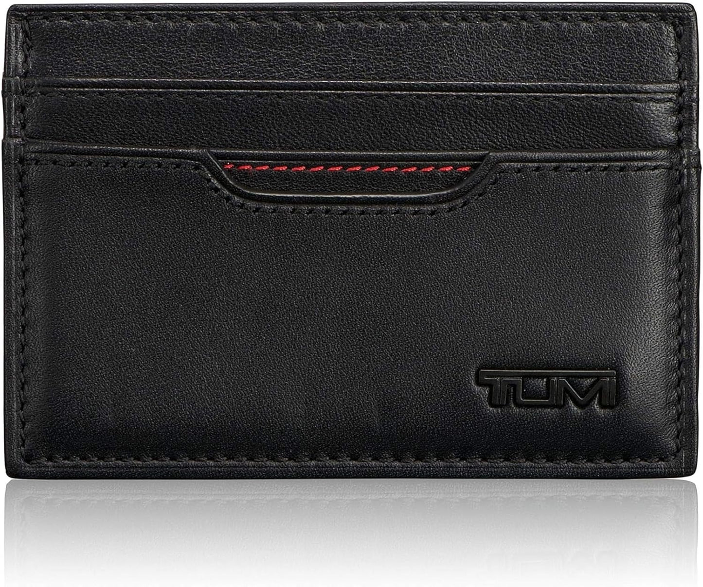 TUMI Delta - Funda de identificación delgada para hombre, Negro -