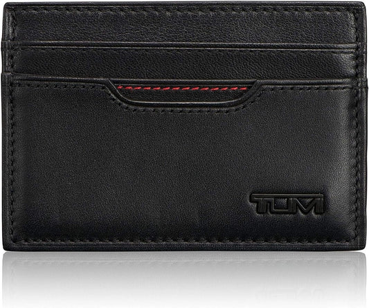 TUMI Delta - Funda de identificación delgada para hombre, Negro -