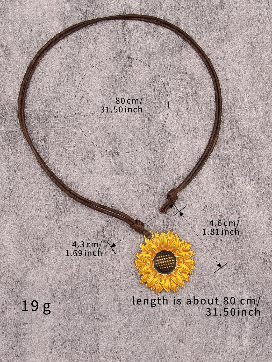 joymiao Collares bohemios para mujer, collar de cordón con colgante...