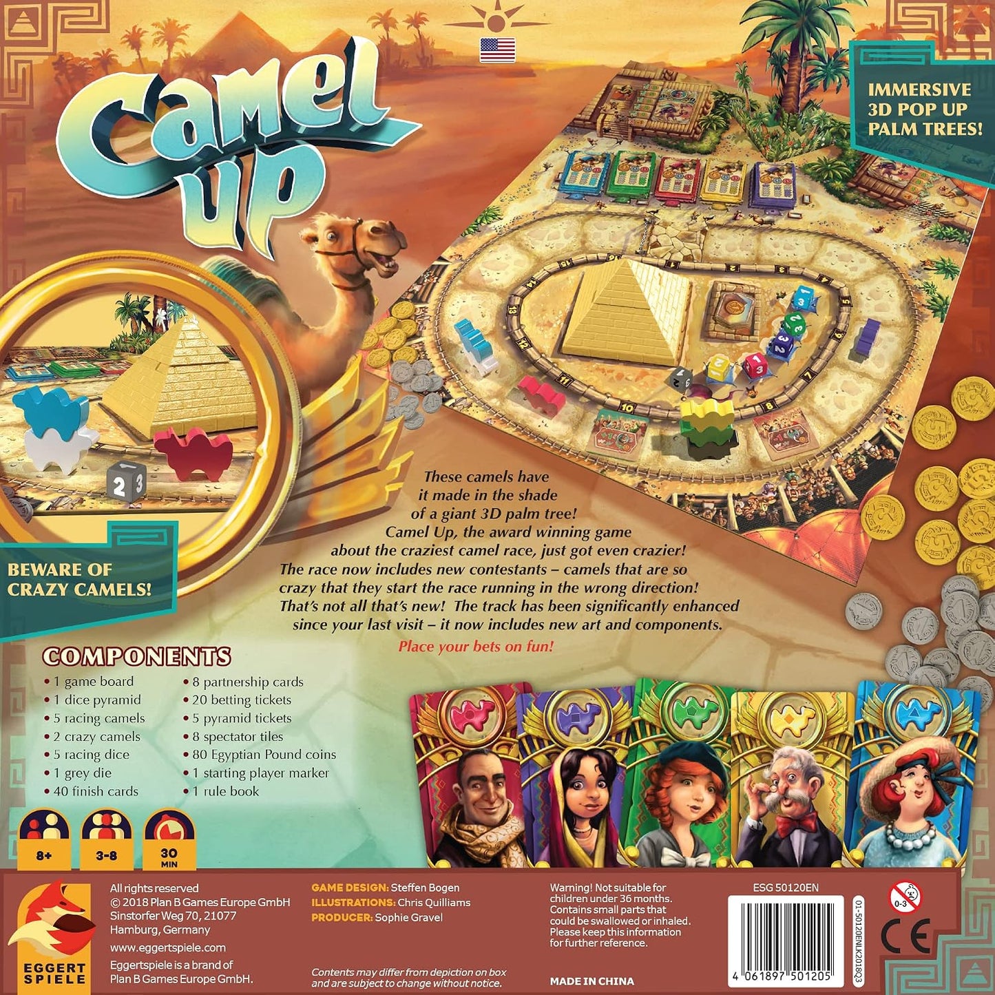 Camel Up (segunda edición) | Juego de estrategia, dados | Juego de...