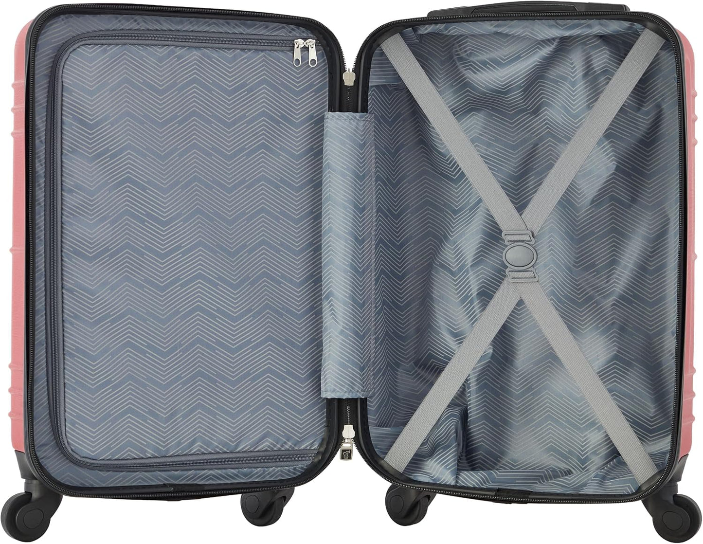Travelers Club Equipaje de mano Richmond Spinner de 22", Rojo, Equi...