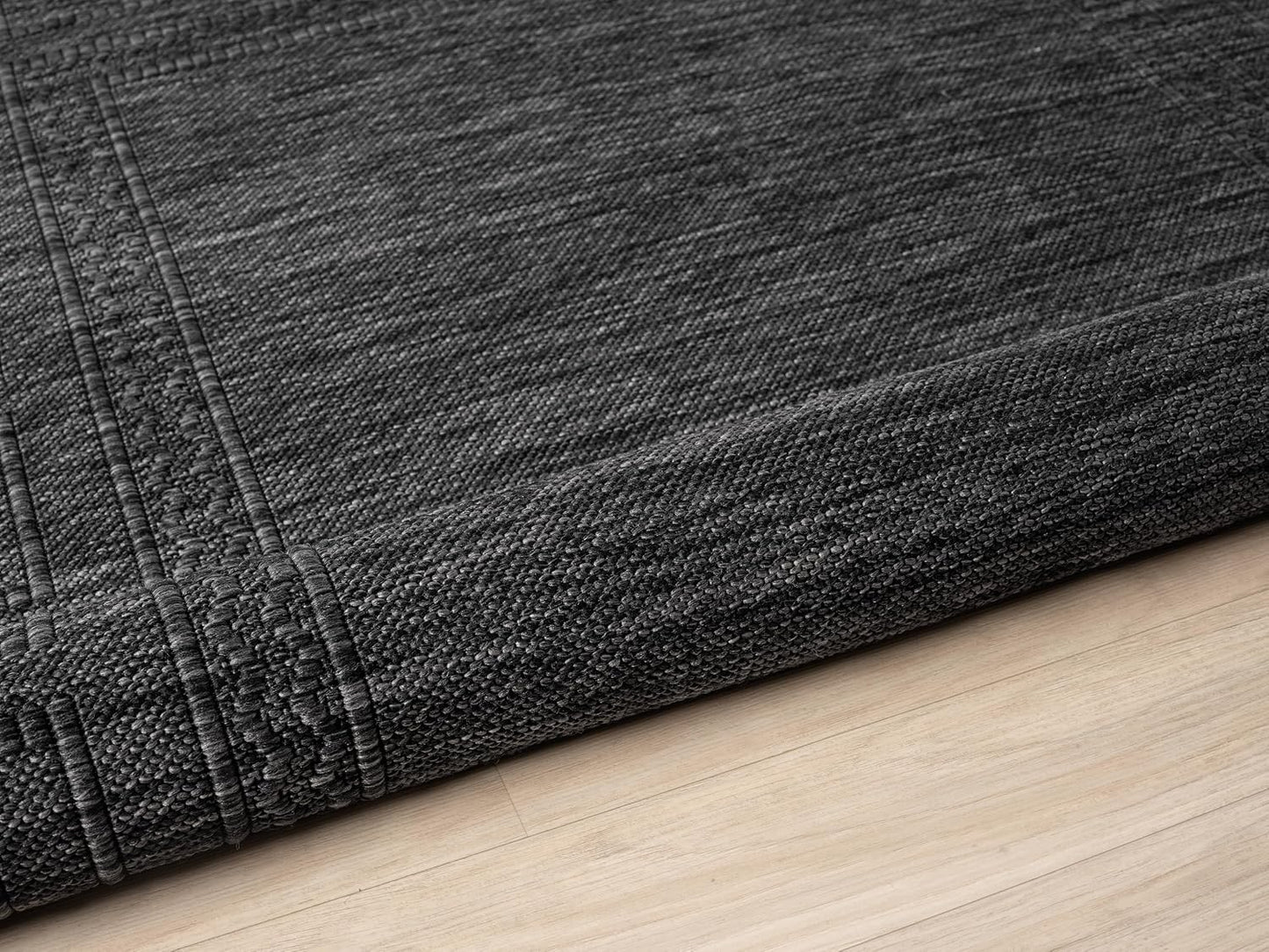 RUGGERRUGS Diana - Alfombra plegable texturizada para interiores y...