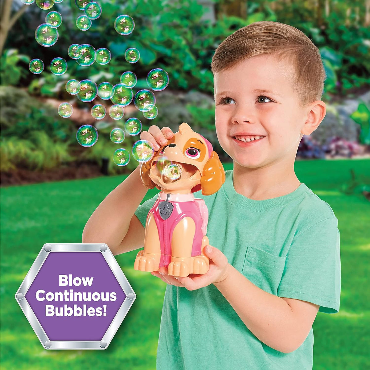 Nickelodeon Little Kids Paw Patrol Skye - Soplador de burbujas de a...