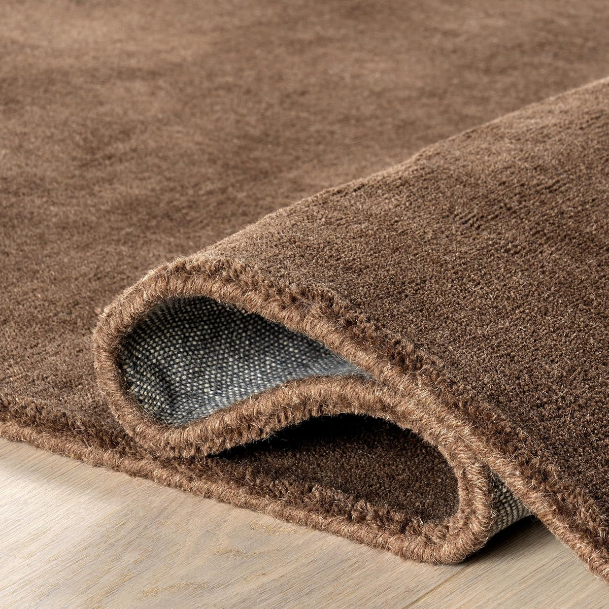 Rugs USA Maru Hecha a Mano, Marrón Oscuro, 8'6" x 11'6&...