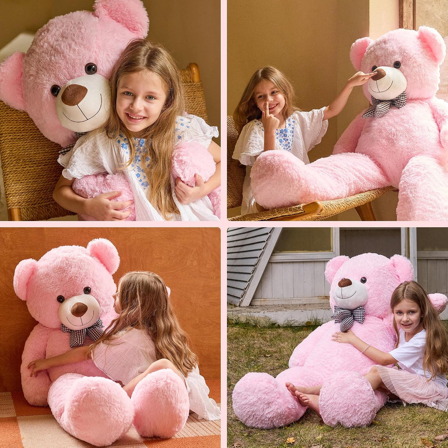 Oso de peluche gigante grande de 47 pulgadas, animales de peluche,...