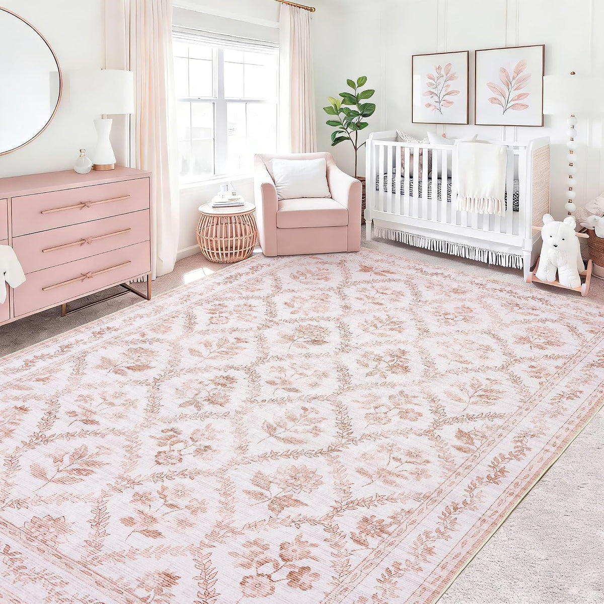 TWODRAPES Alfombra bohemia para sala de estar, de 8 x 10 pies, para...