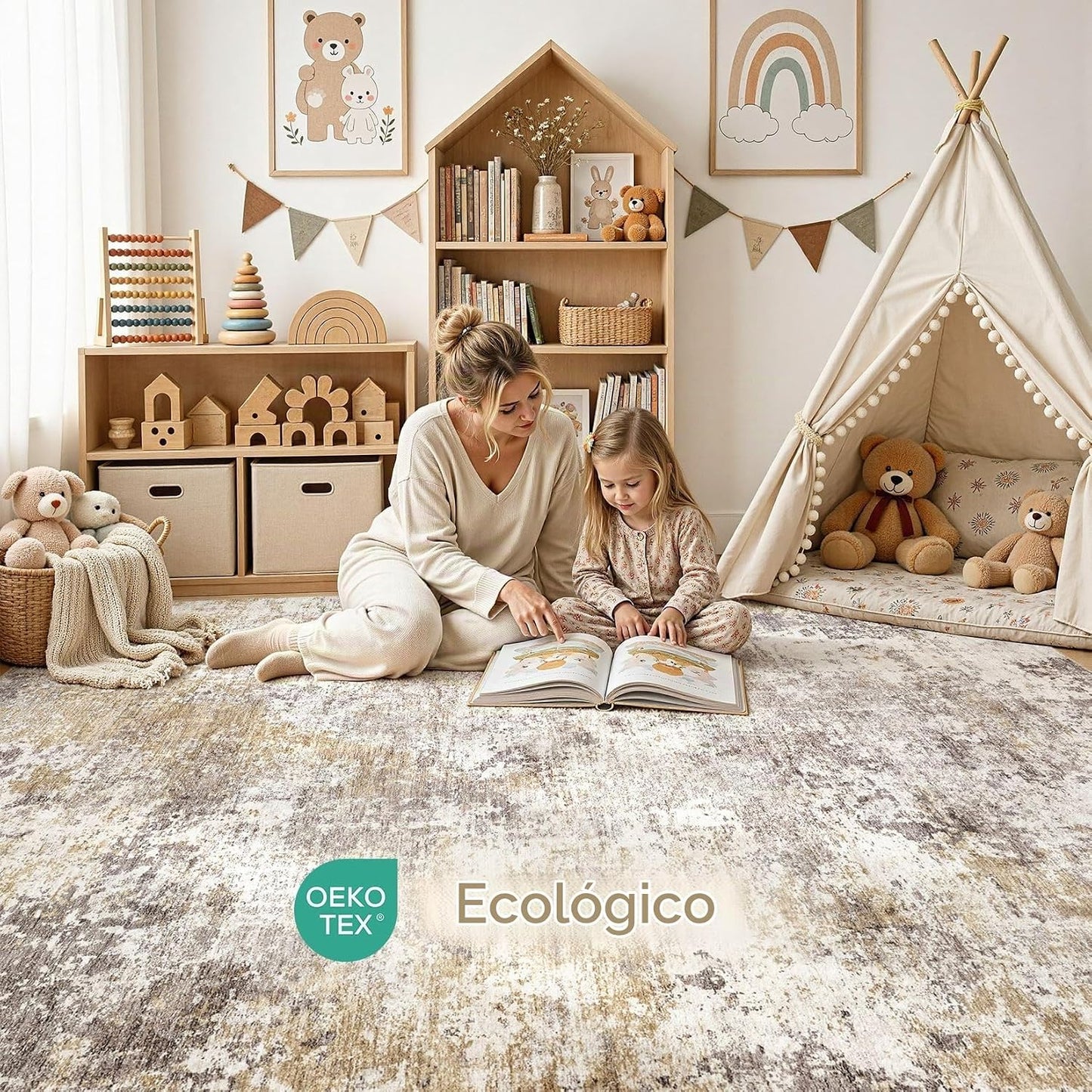 Nakagishi - Alfombras de 6x9 para sala de estar: alfombra moderna a...