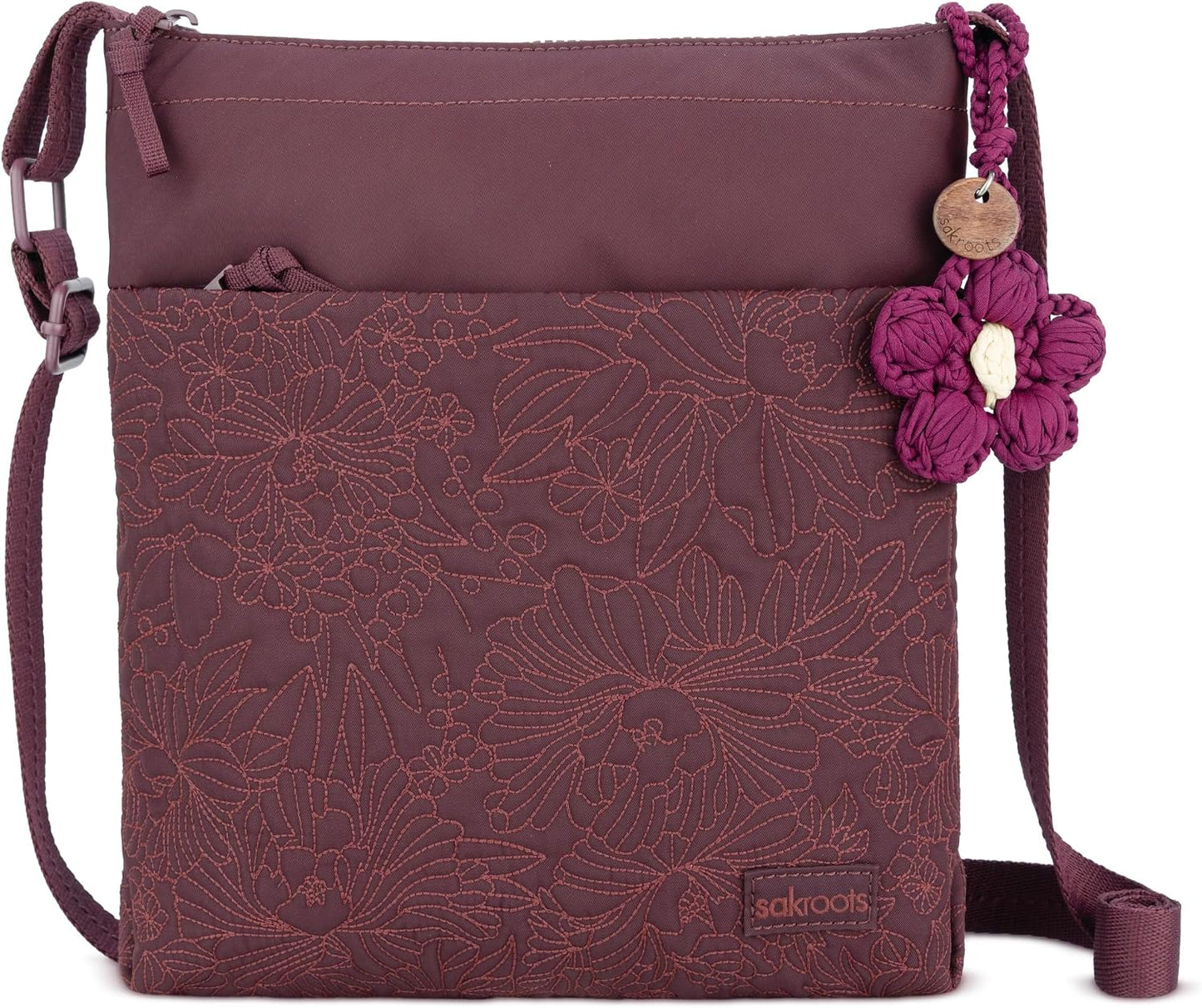 The Sak Basic Crossbody - Bolso cruzado para todos los días y viaje...