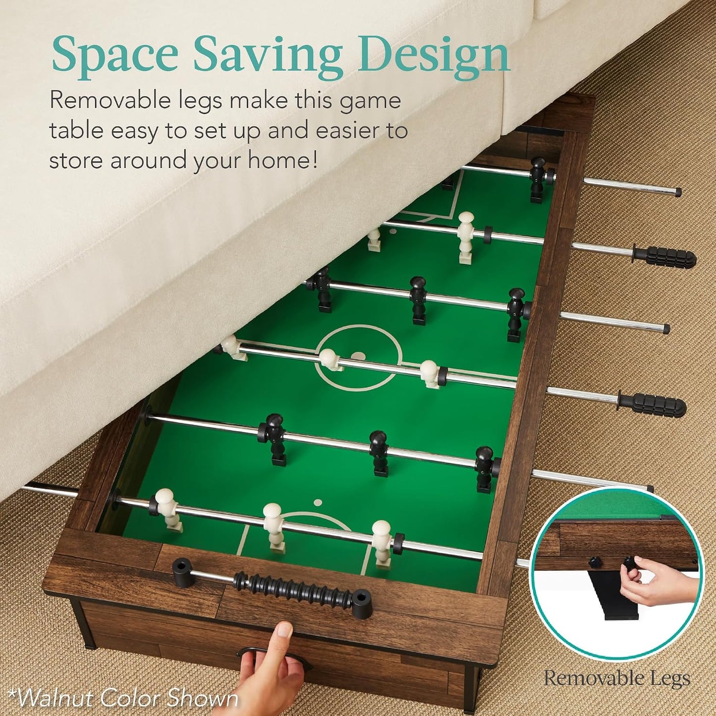 Best Choice Products - Mesa de futbolín de mesa de 40 pulgadas, mes...