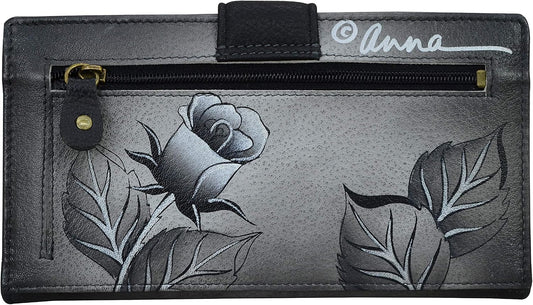 Anna by Anuschka Cartera organizadora de cuero original pintada a m...