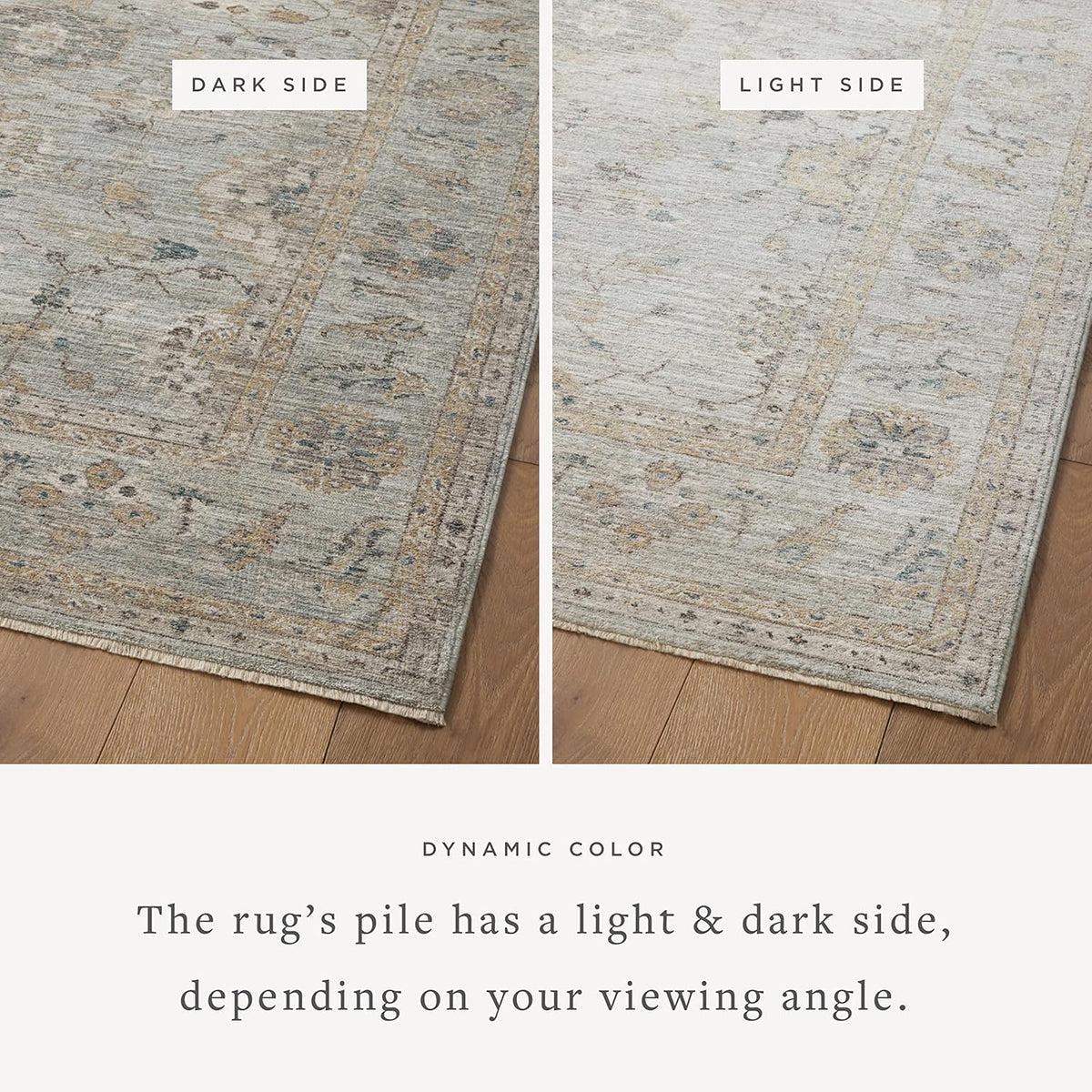 Loloi Magnolia Home de Joanna Gaines Millie Collection MIE-02 Cielo...