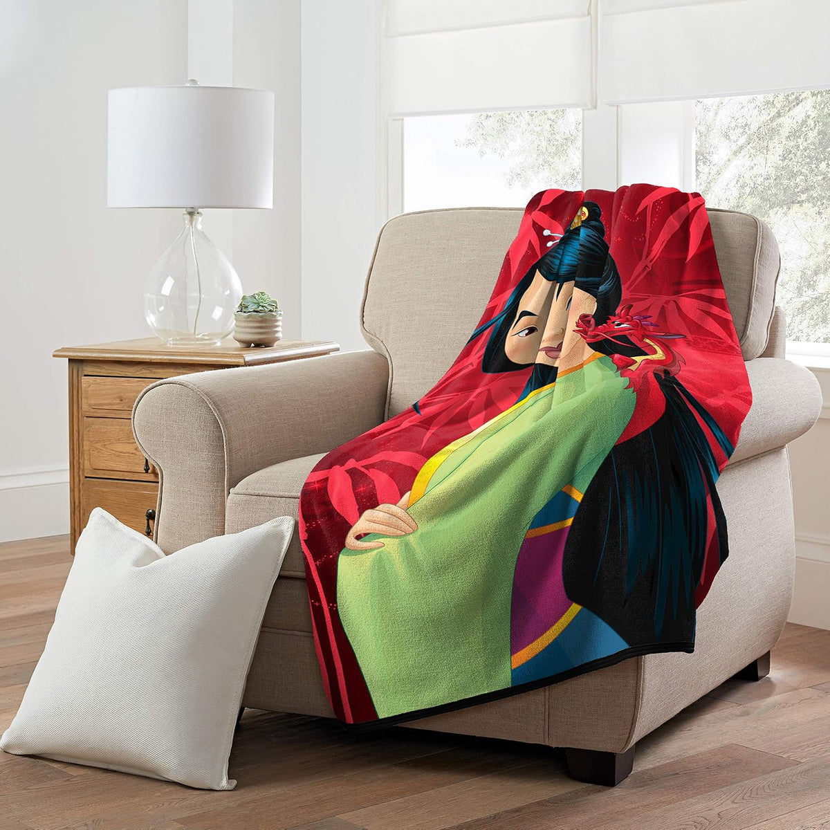 Northwest Disney Princess Micro Raschel - Manta de 46 x 60 pulgadas...