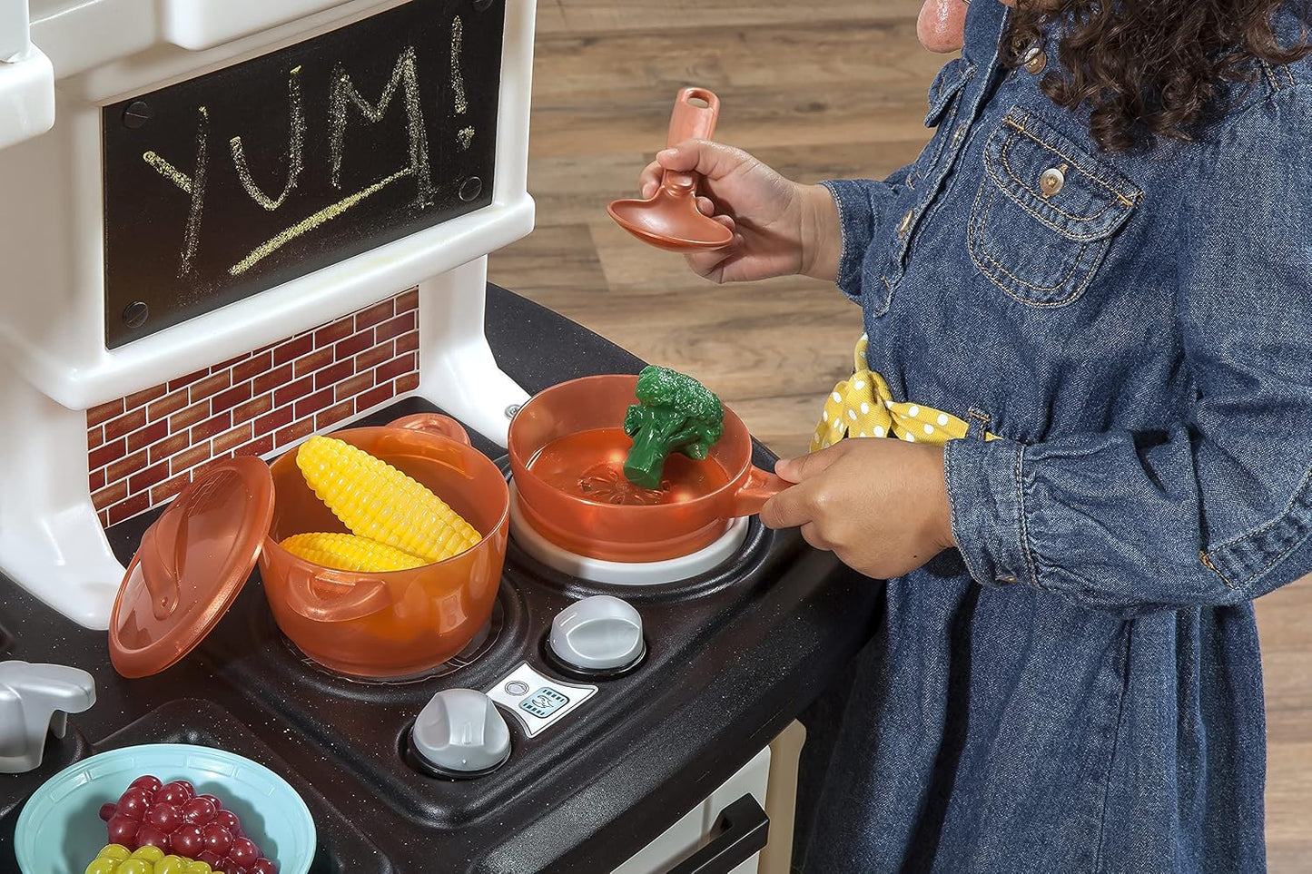 Step2 Great Gourmet - Juego de cocina para niños, cocineta para int...