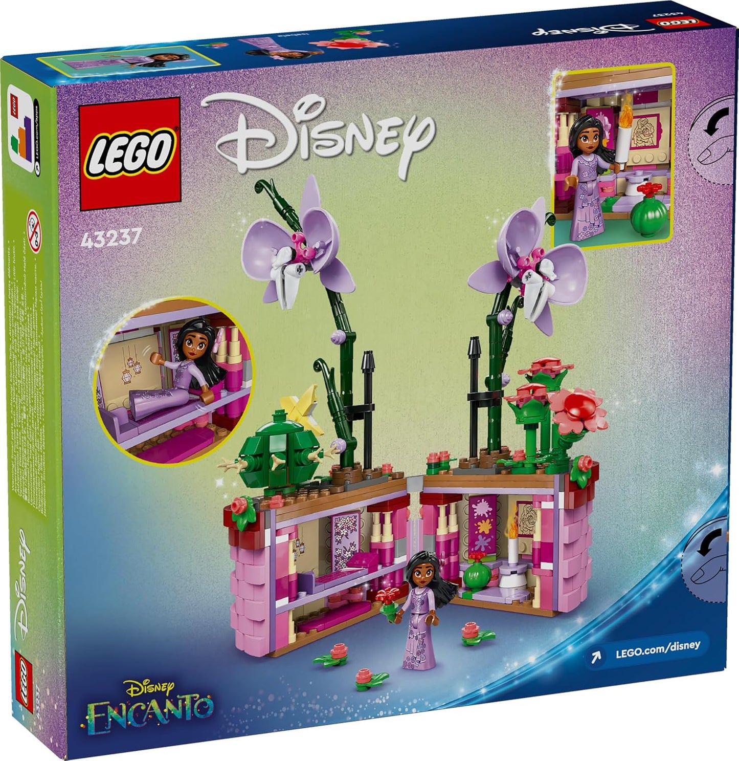 Lego Juego de construcción de maceta de Disney Encanto Isabela 43237