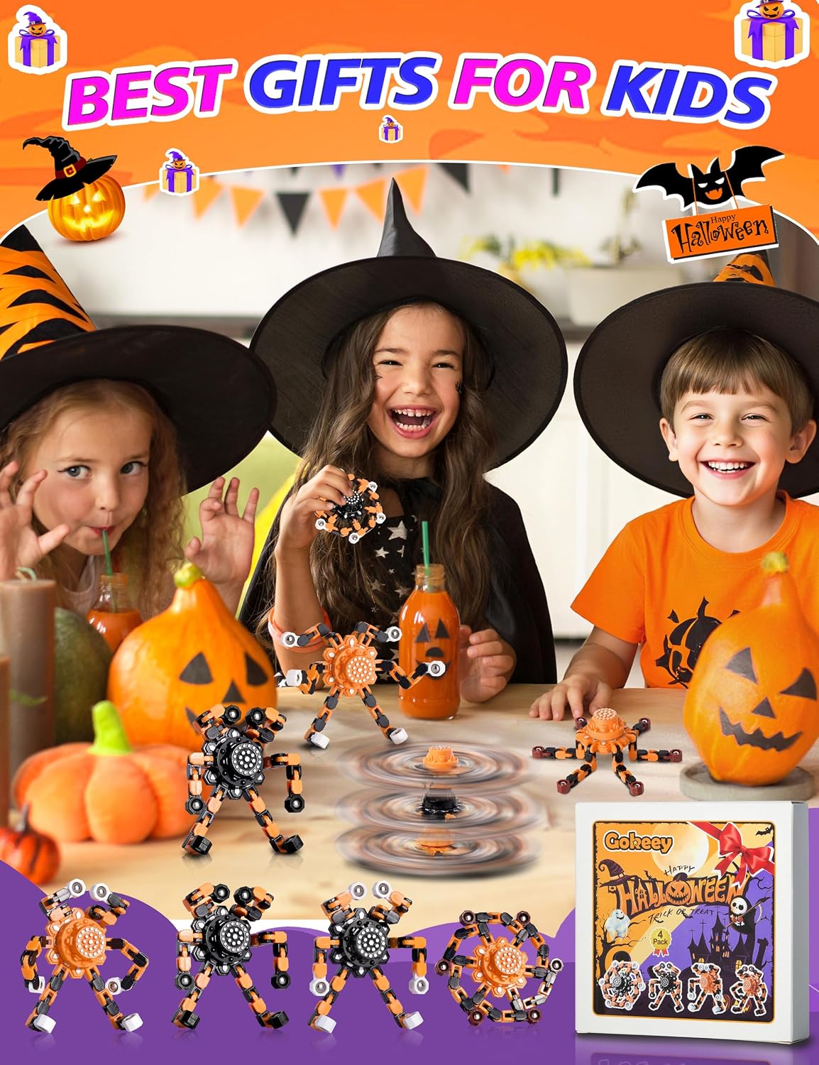 Juguetes de Halloween para niños, juguetes transformables para adul...