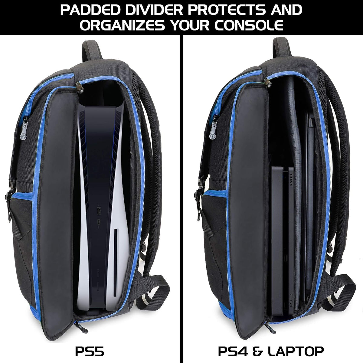 ENHANCE Mochila para laptop para juegos con consola universal para...