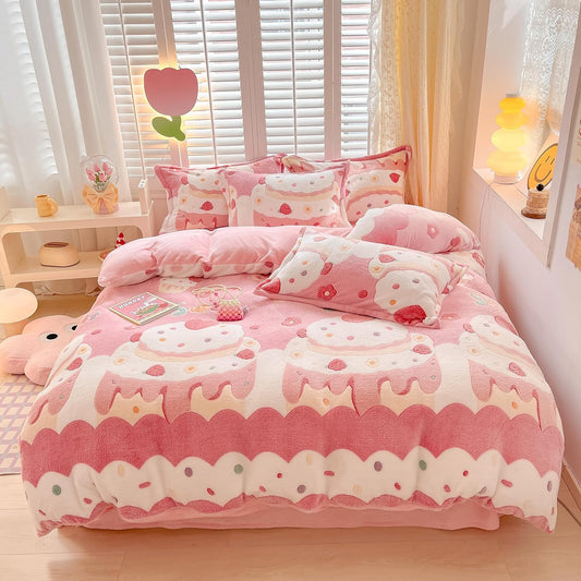 MorroMorn Juegos de Ropa de Cama Twin, Juego de Funda de Edredón Ro...