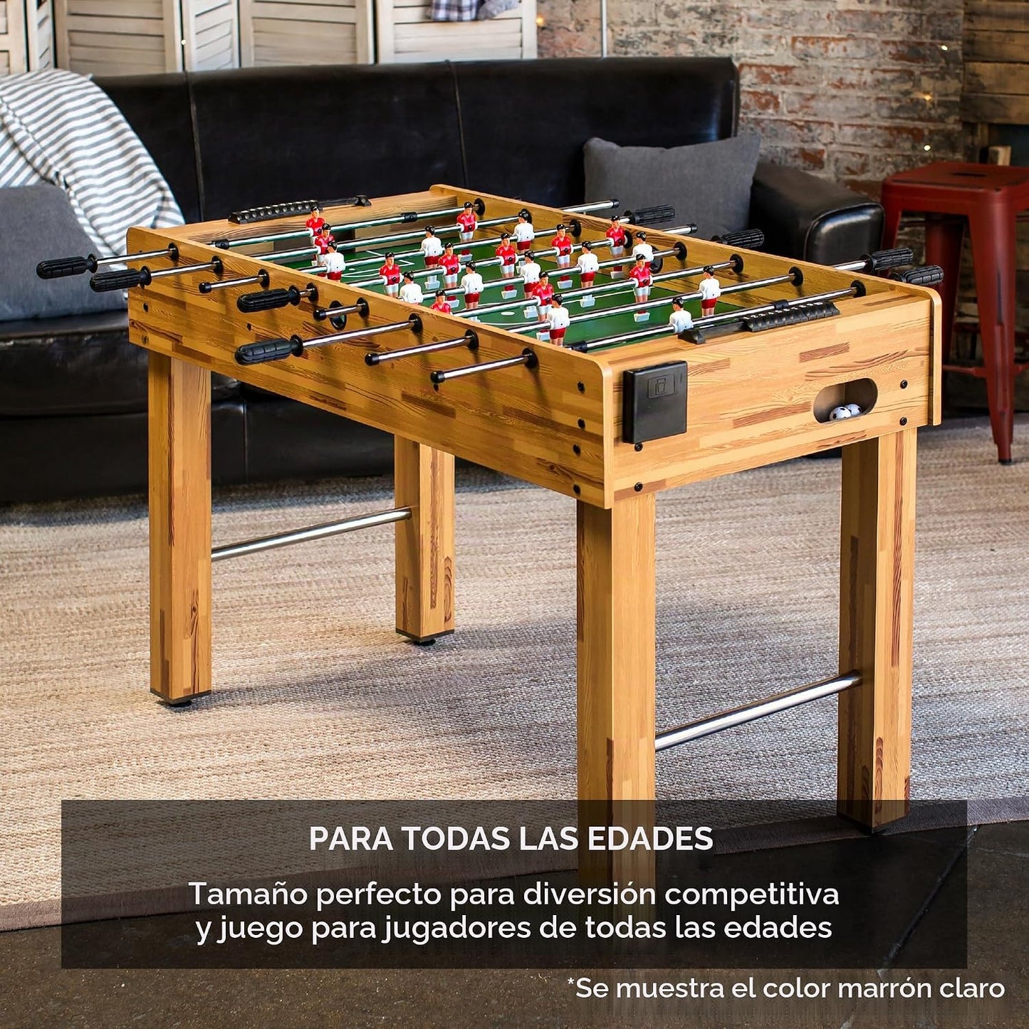 Best Choice Products Mesa de futbolín para niños y adultos, mesa de...
