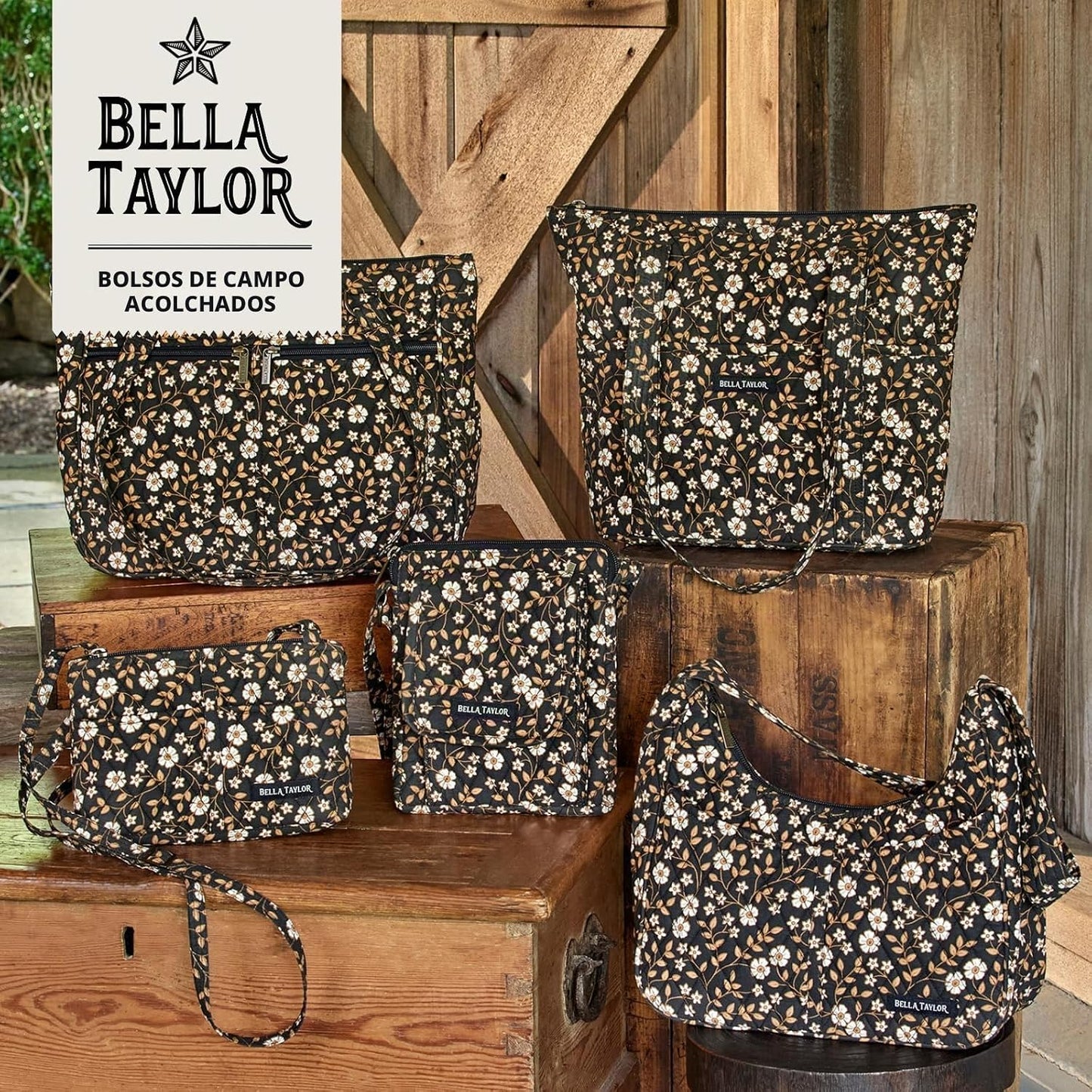 Bella Taylor Mini Mochila con Monedero para Mujeres, Bolso Pequeño...