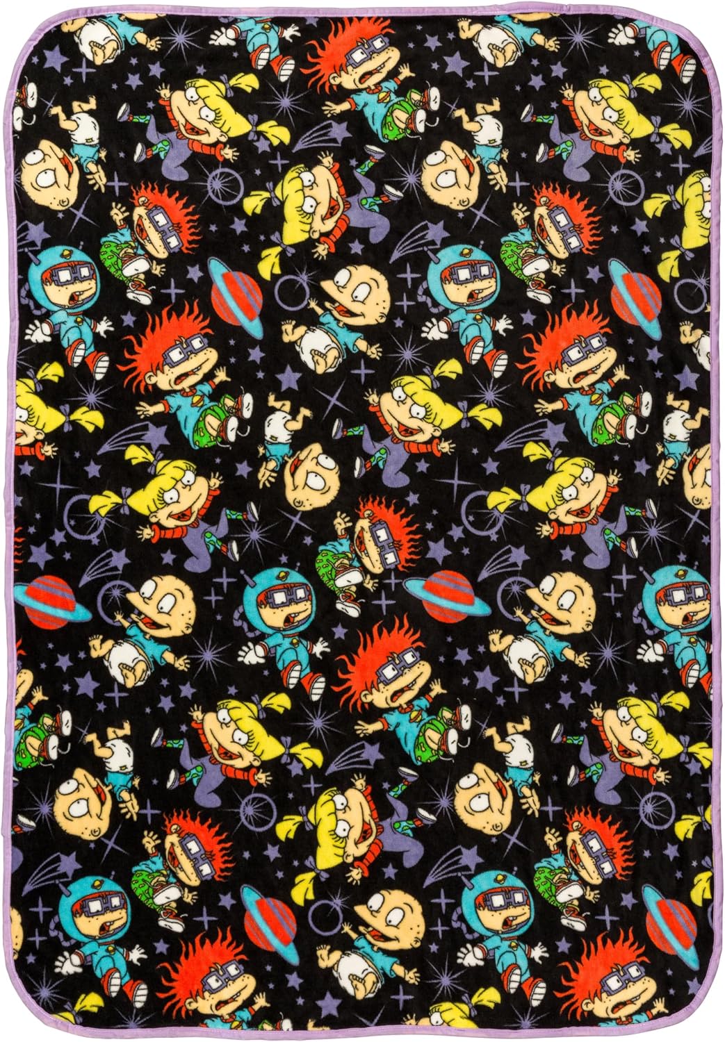 Silver Buffalo Nickelodeon Rugrats Group Star - Manta de franela de...