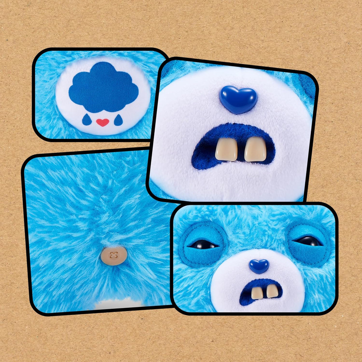 Fuggler Care Bears - Peluche de 9 pulgadas (oso gruñón) por ZURU \u...