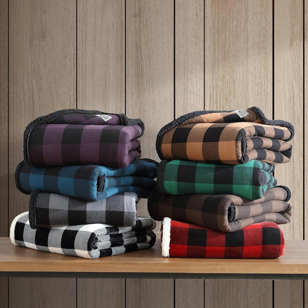 Eddie Bauer - Manta decorativa, supersuave y reversible, ropa de ca...