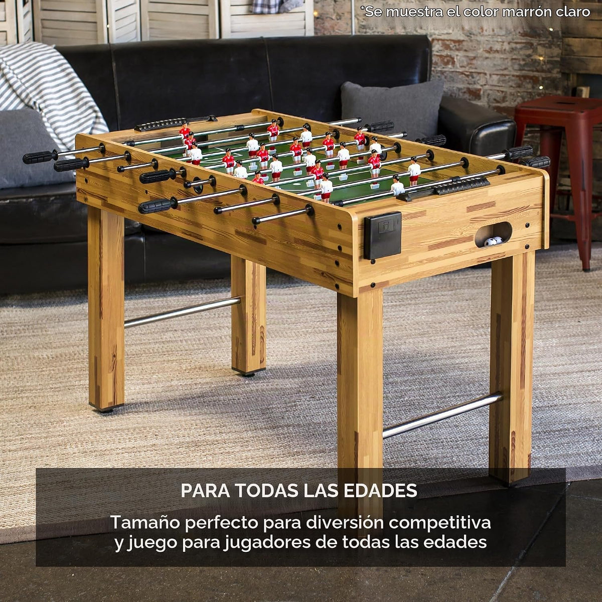 Best Choice Products Mesa de futbolín para niños y adultos, mesa de...