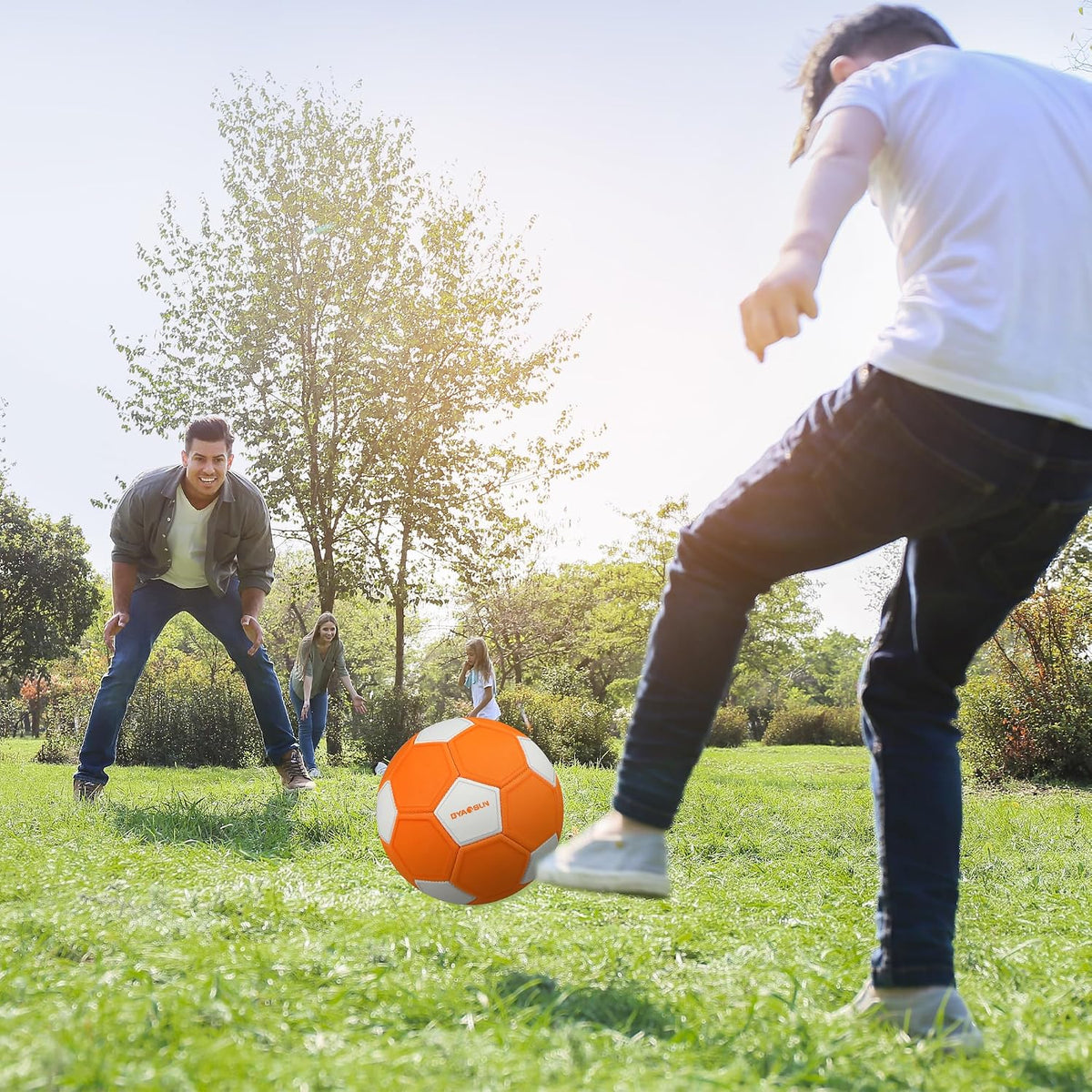 BYAOSUN Pelota de fútbol curva tamaño 4, pelotas suaves con curva p...
