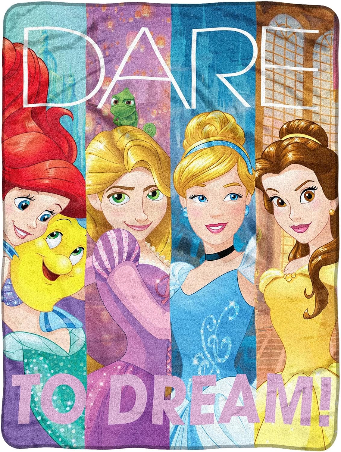 Disney Northwest - Manta de micro raschel de princesa, 46 x 60 pulg...