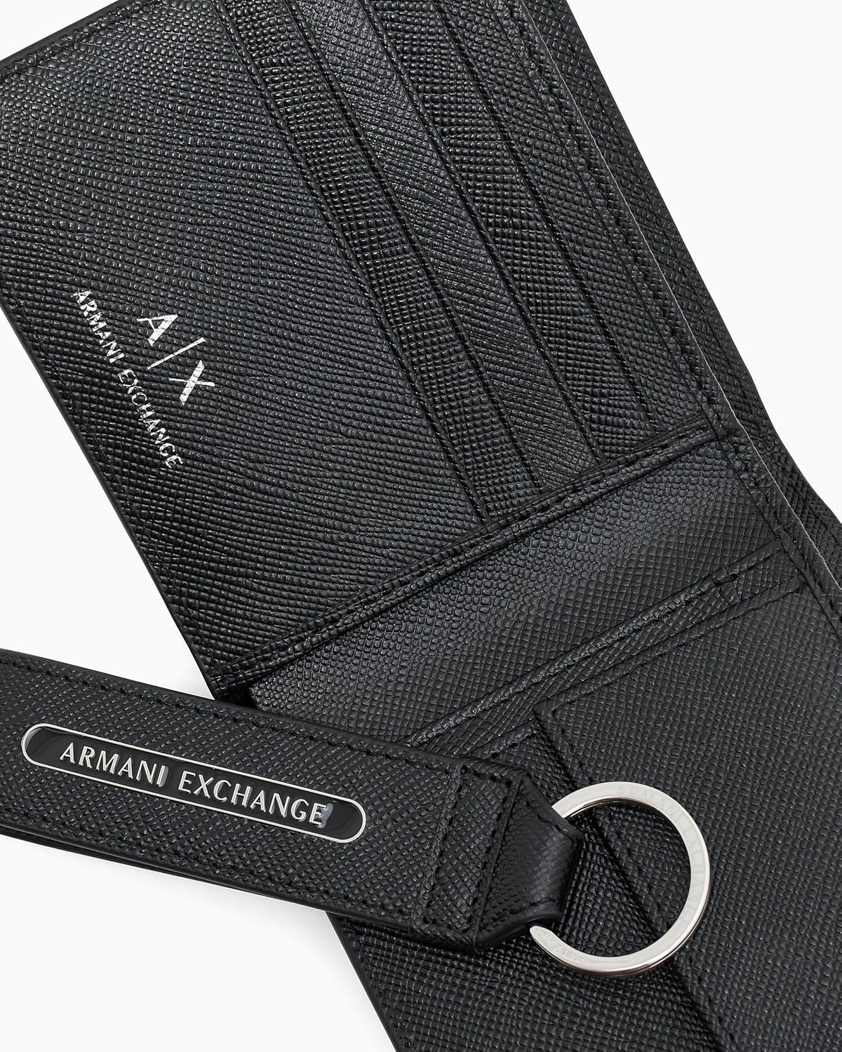 Armani Exchange Juego de regalo de cartera y llavero Milano para ho...