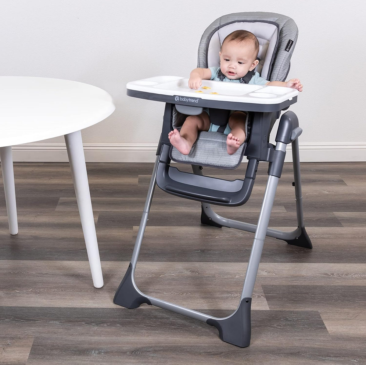 Baby Trend Sit Right 2.0 Silla Alta 3 en 1 - Gris Acogedor