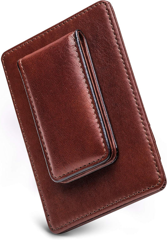 Bosca Cartera con bolsillo frontal para hombre en piel vieja - RFID