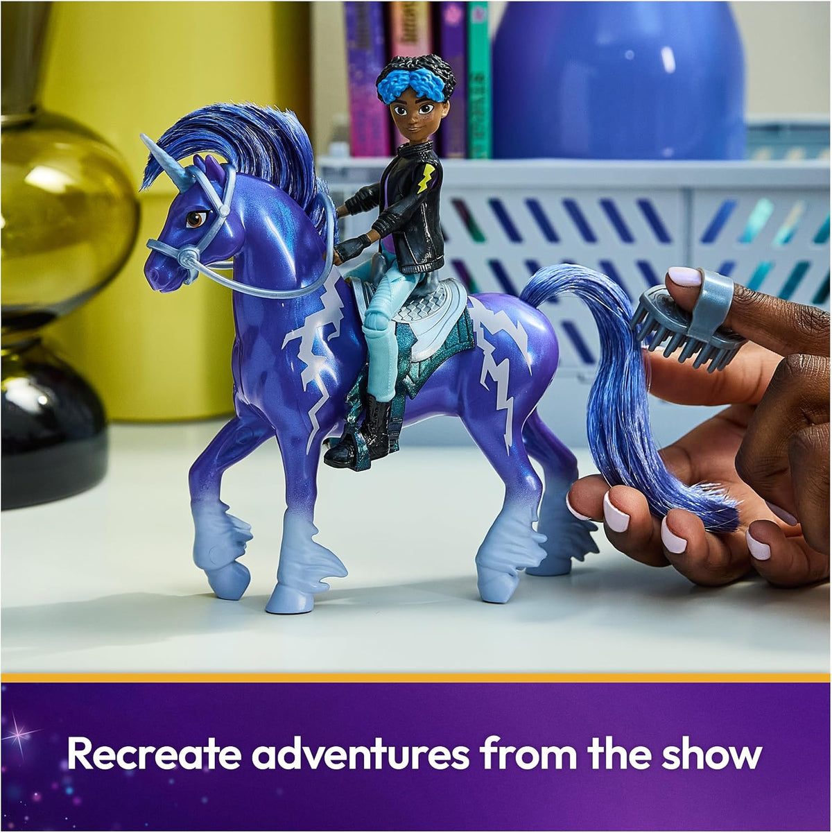 Academia de Unicornios, Set Rory &amp; Storm con 2 Accesorios de Mo...