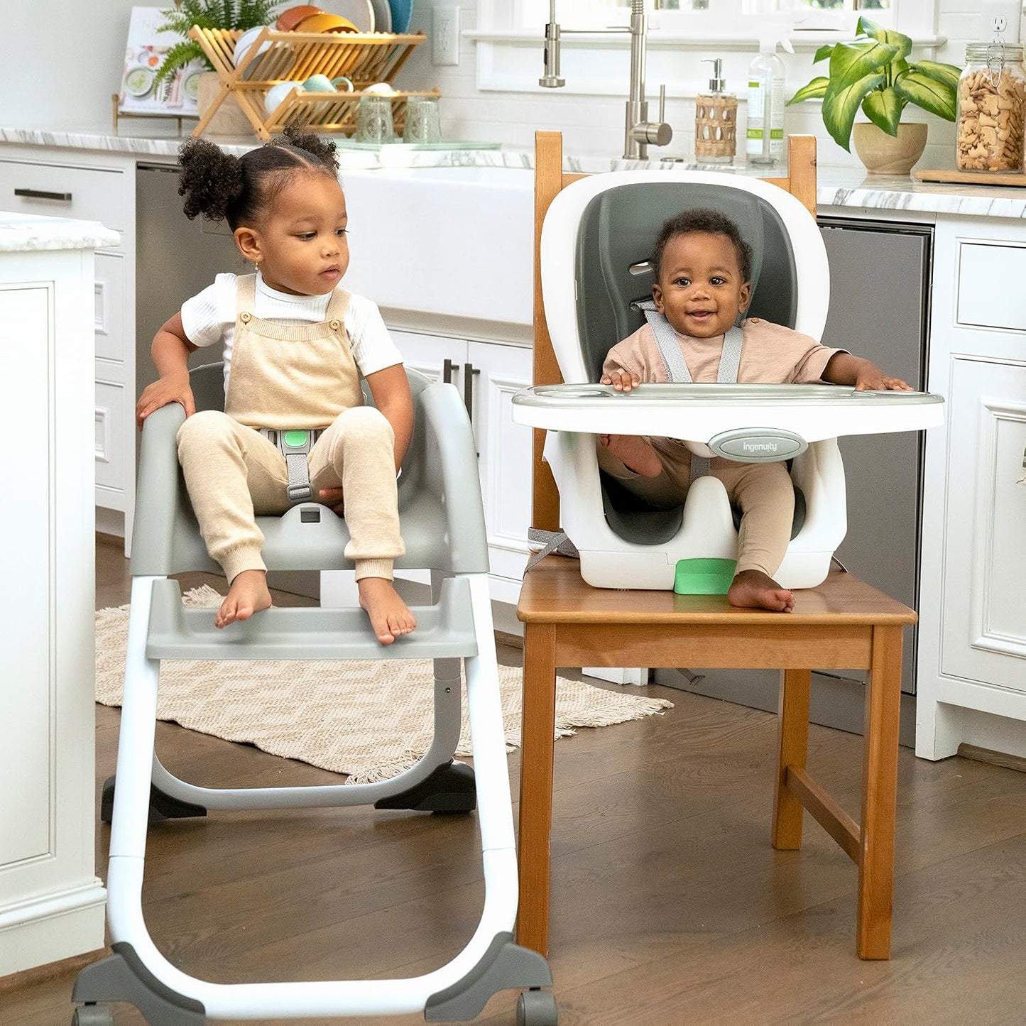 Ingenuity Full Course SmartClean - Silla alta 6 en 1, espuma EVA Sm...