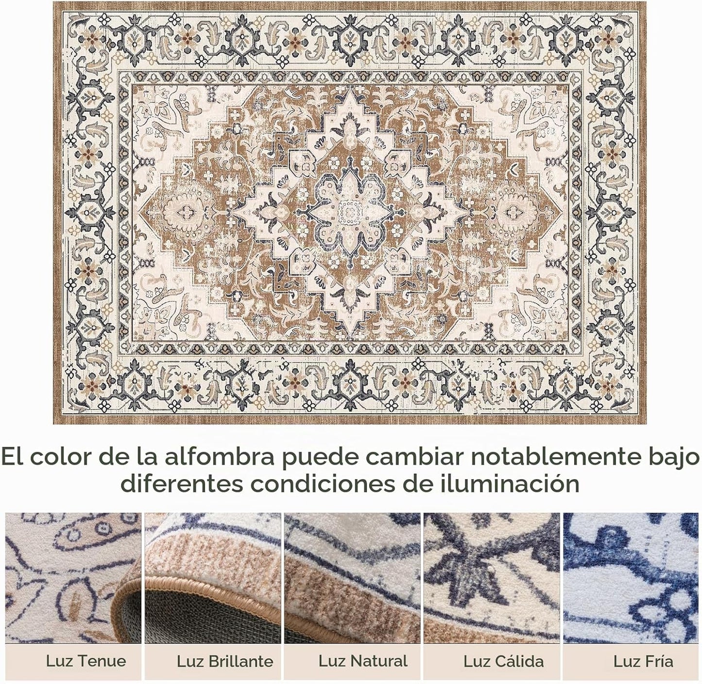 Lofus Alfombras de área de 8 x 10 pies para sala de estar, dormitor...