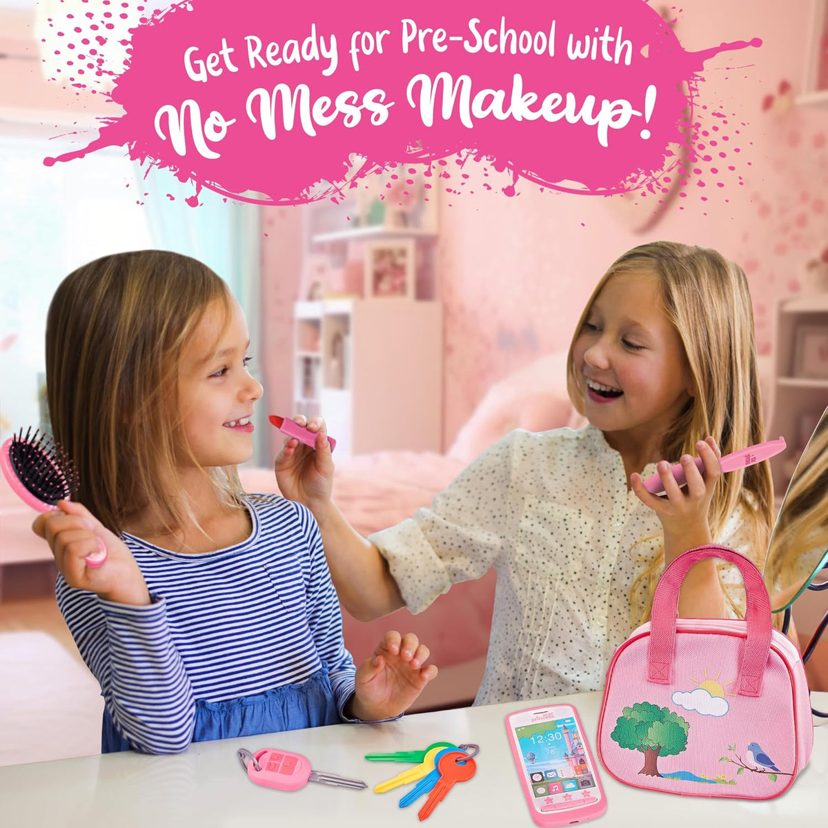 Bolsa de juguete para niñas pequeñas de 3, 4, 5, 6 años, regalo de...