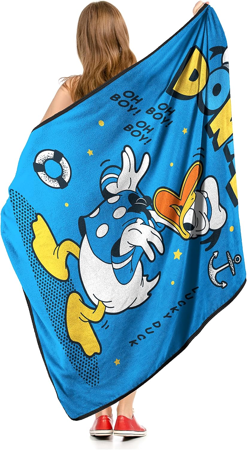 Northwest Donald Duck\/Daisy Duck Micro Raschel - Manta de 46 x 60...