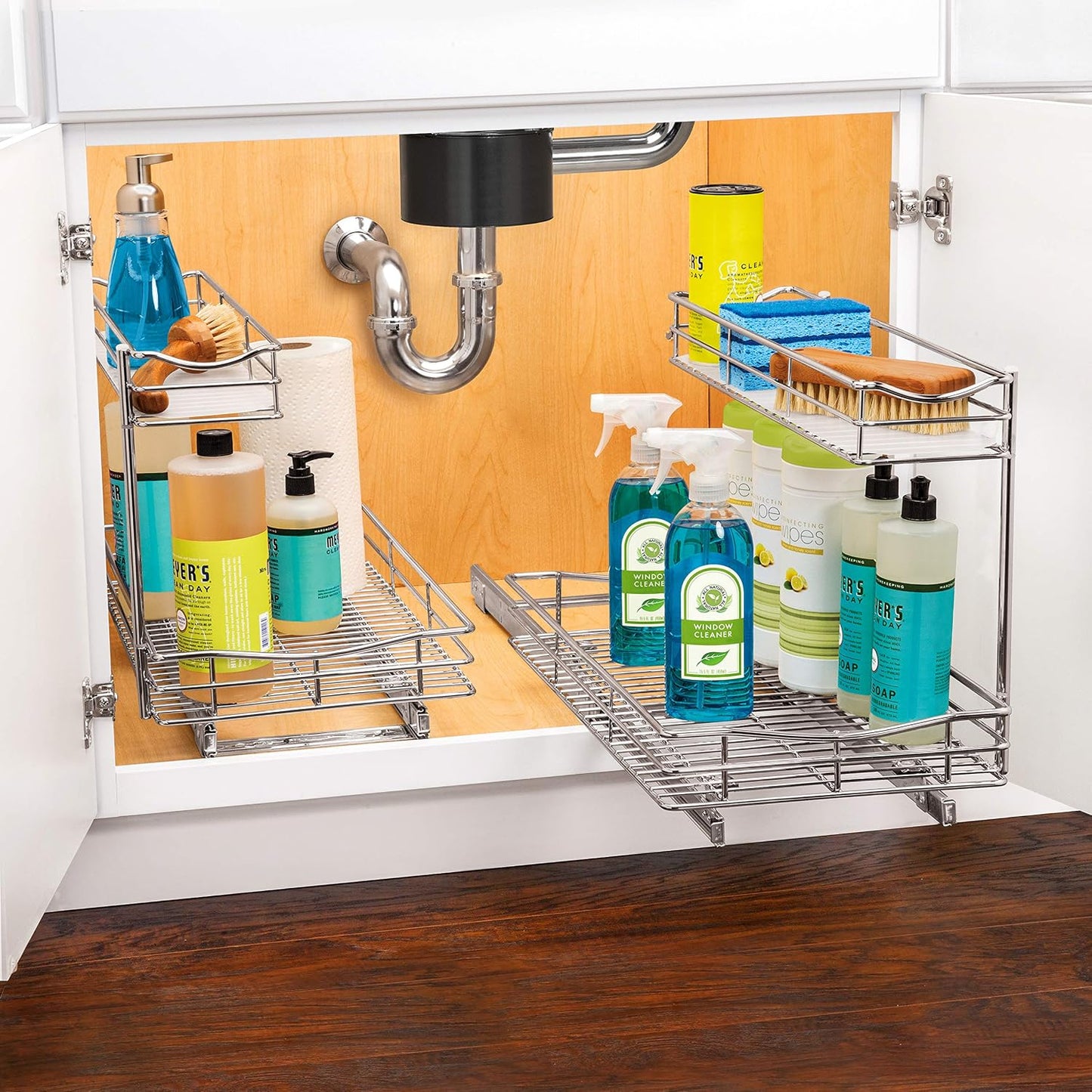 LYNK PROFESSIONAL® Organizador de gabinete de cocina extraíble para...