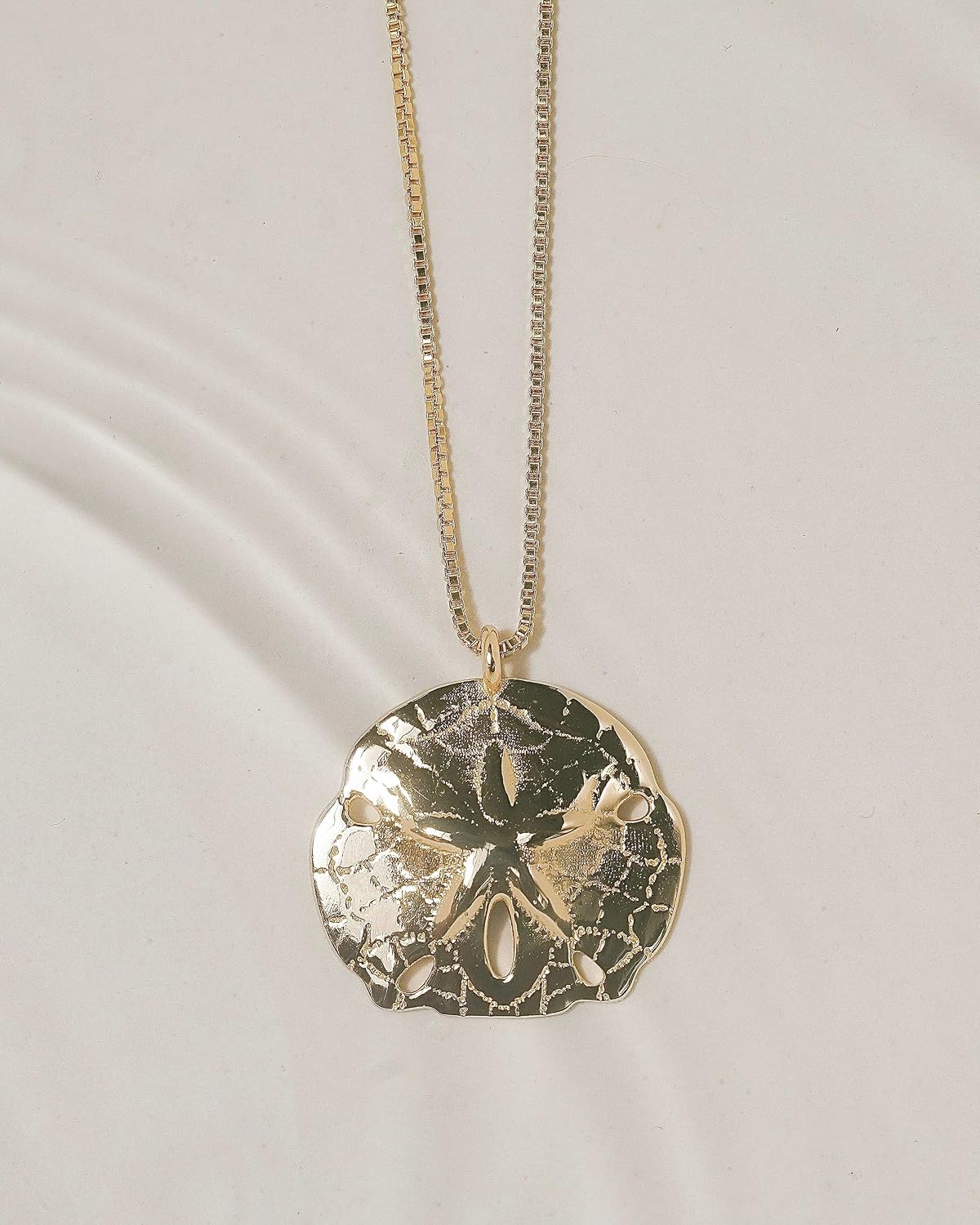 Collar de dólar de arena para mujer, impermeable, no se deslustra,...