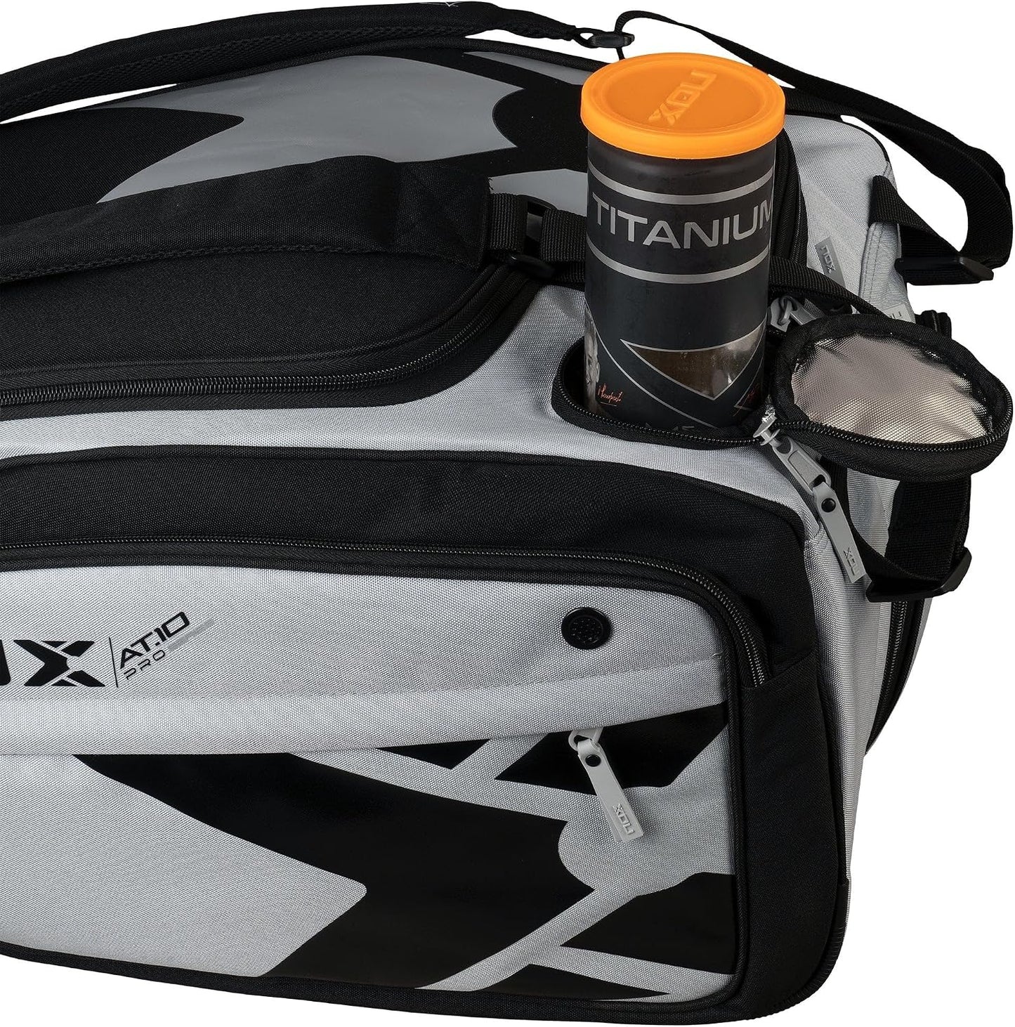 Bolso de pádel compacto NOX AT10 Competition XL | Paletero Versátil...