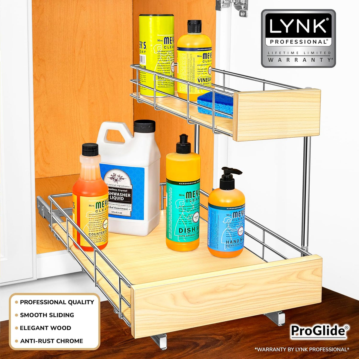 LYNK PROFESSIONAL® SELECT™ Organizador de gabinete de cocina extraí...