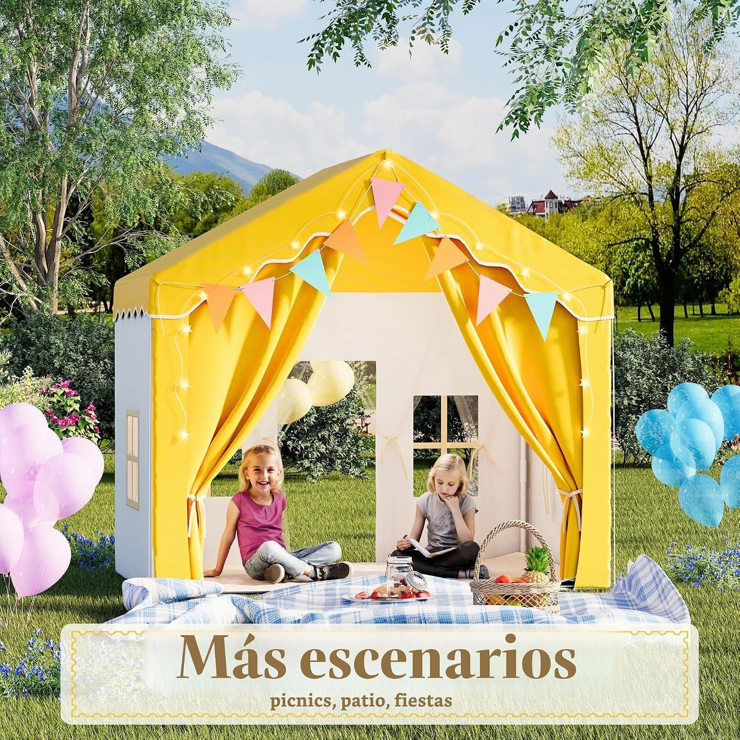 HOMMOW - Tiendas de campaña grandes para niños de 0.5 a 12 años | L...